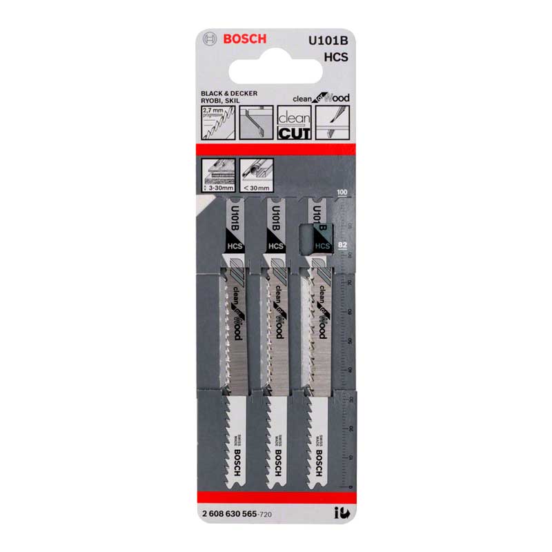 Seguetas para madera U101B Bosch