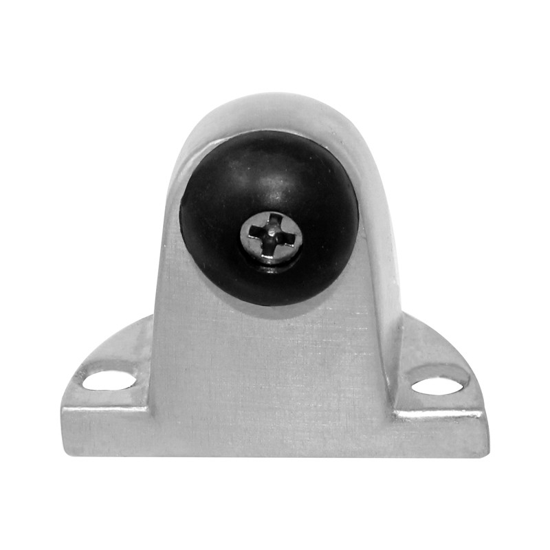 Tope de piso niquel satinado Alien