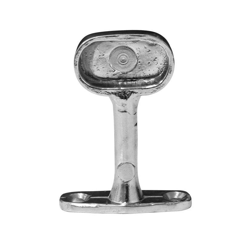 Soporte lateral para tubo oval niquel brillante 1061 Lusar