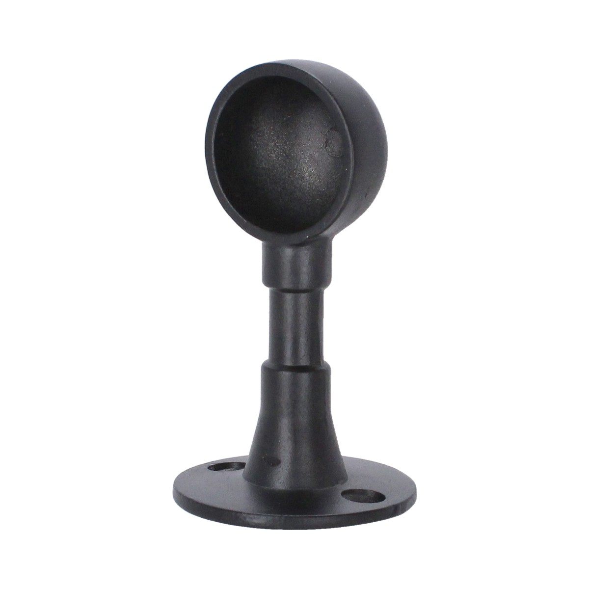 Soporte lateral 80 mm 1" negro mate 1062 Lusar