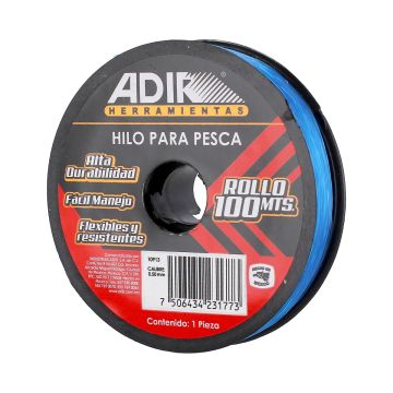Hilo para pesca calibre 0.50 mm de 100 metros 10913 Adir