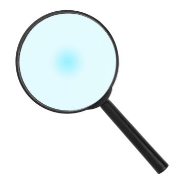 Lupa de cristal 3" con cuerpo de ABS 171 Adir