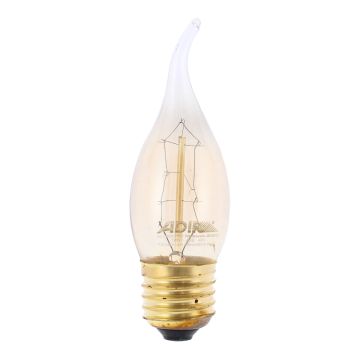 Foco Vintage tipo vela con 8 filamentos de carbón 40 W 2952 Adir