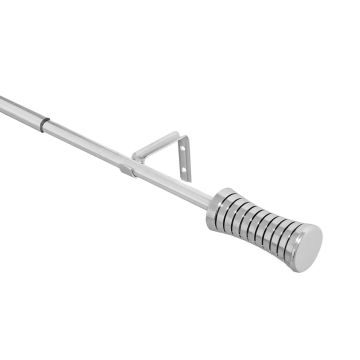 Cortinero ajustable mediano cromo Alteza Novacort