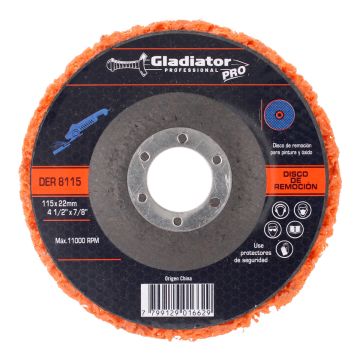 Disco para limpieza de 4 1/2" DER8115 Gladiador