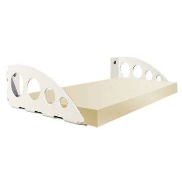 Soporte Matisse de 7" blanco para repisa Ducasse
