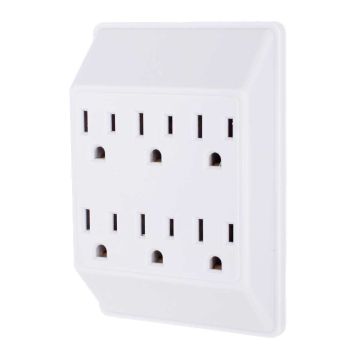 Multicontacto de pared 6 contactos FU0177 Fulgore