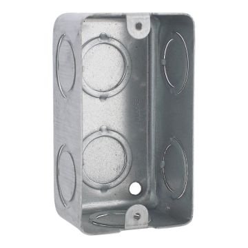 Caja tipo chalupa 2" x 4" rectangular reforzada FU0866 Fulgore