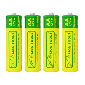Pilas zinc carbono "AA" 0759 Lion Tools