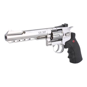 Revolver deportivo calibre 4.5 Full Metal cañón largo SR357 Crosman