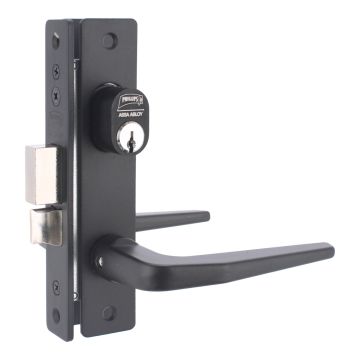 Cerradura de embutir negra para perfiles de aluminio 549 SLIM Phillips