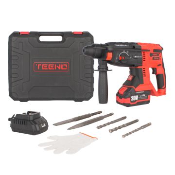 Rotomartillo cincelador SDS Plus inalámbrico 20 V ATS-50 TEENO