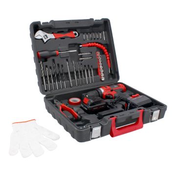 Atornillador inalámbrico 21 V con accesorios 5816-35 TEENO