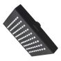 Regadera cuadrada 6" de ABS negro mate 16127 Maxflu