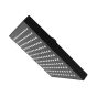 Regadera cuadrada 8" de ABS negro mate 16130 Maxflu