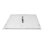 Regadera cuadrada extraplana 16" cromo 16134 Maxflu