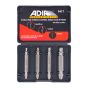 Extractor tornillo rápido juego con 4 piezas 9417 Adir