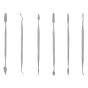 Kit de espátulas hobby punta doble 6 piezas 245510 OBI