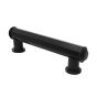 Jaladera mixta de aluminio tubular color Negro