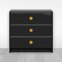 Jaladera botón Elegant latón brillante 3849  Handy Home