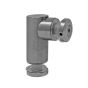 Conector vidrio / vidrio 90°con chapetón BRK3042 Bruken