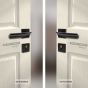 Cerradura para entrada Negro mate 5204 / AM182 BK Montela