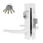 Cerradura de alta seguridad en aluminio blanco 549 AS Phillips