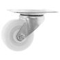 Rodaja de nylon placa giratoria 3" Weston