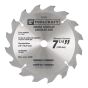 Disco sierra para corte de madera 7-1/4" x 16 D TC2326 Toolcraft