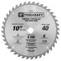 Disco sierra para corte de madera 10" x 40 D TC2332 Toolcraft