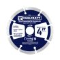 Disco diamantado para corte segmentado 4" TC4491 Toolcraft