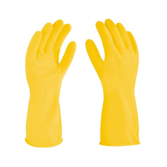 Guantes amarillos para limpieza doméstica talla mediana 10557 Adir