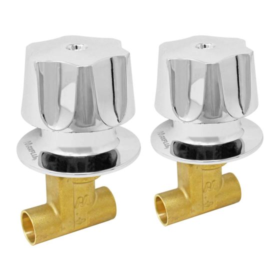 Juego de llaves para empotrar soldables 16066 Maxflu