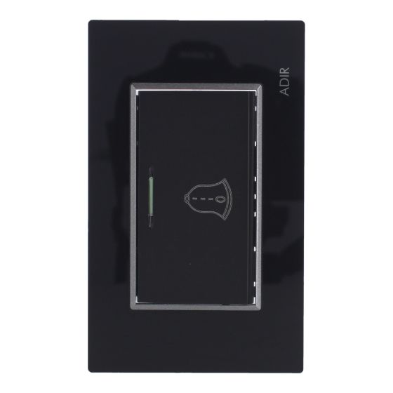 Placa con Timbre Tiffany Cristal 9792 Adir