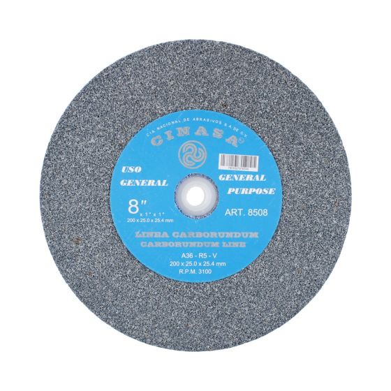 Piedra para esmeril 8" grano 36 8508 Cinasa