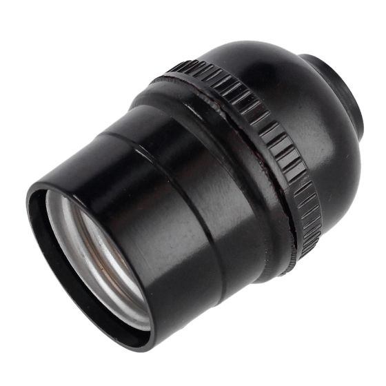 Porta lámpara sencillo negro FU0079 Fulgore