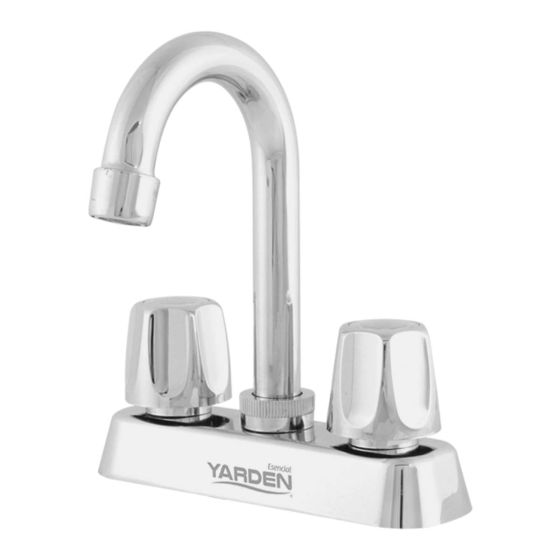 Mezcladora para lavabo 4" YE0003 Yarden