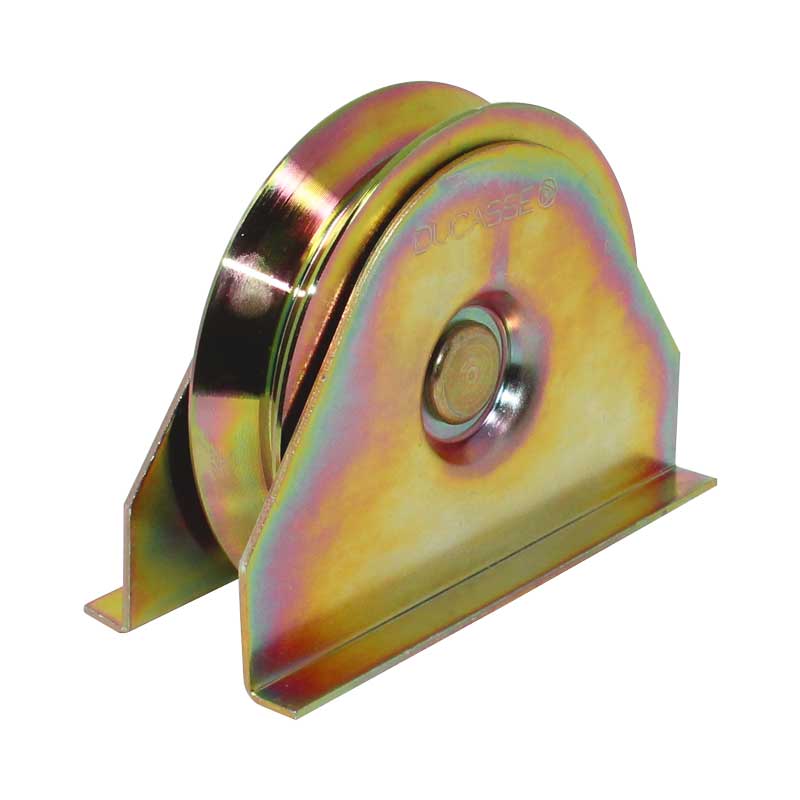 Rueda de acero con placa de 75 mm Premium Ducasse