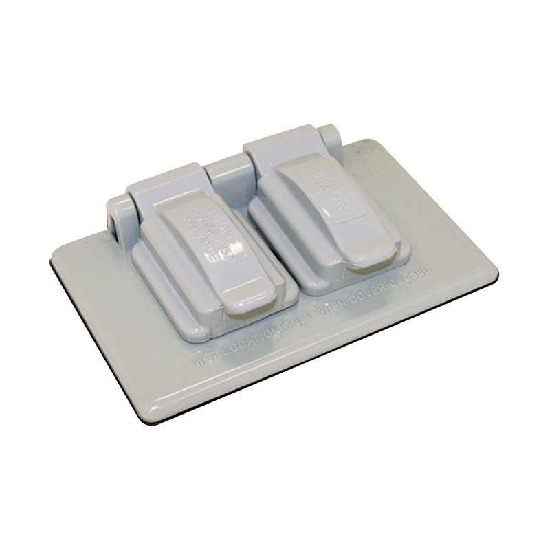 Tapa de plástico para intemperie dúplex FU0155 Fulgore