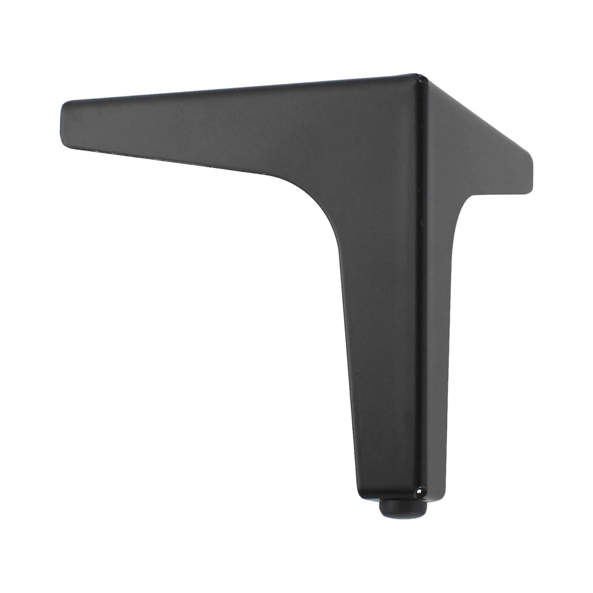 Pata para para sofá Slim 130 mm negro triangular Bolder