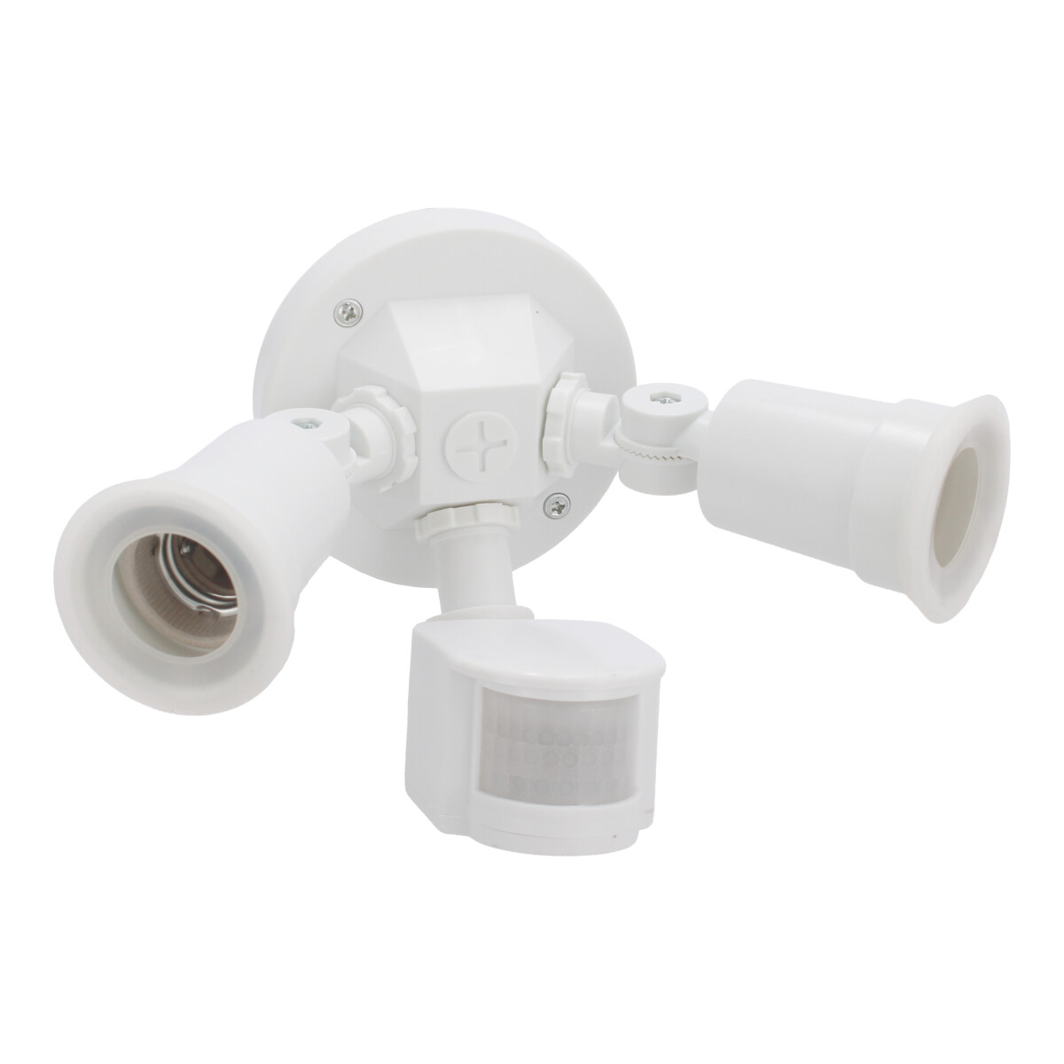 Luminario con sensor de movimiento PAR-38 blanco 300 W FU1119 Fulgore