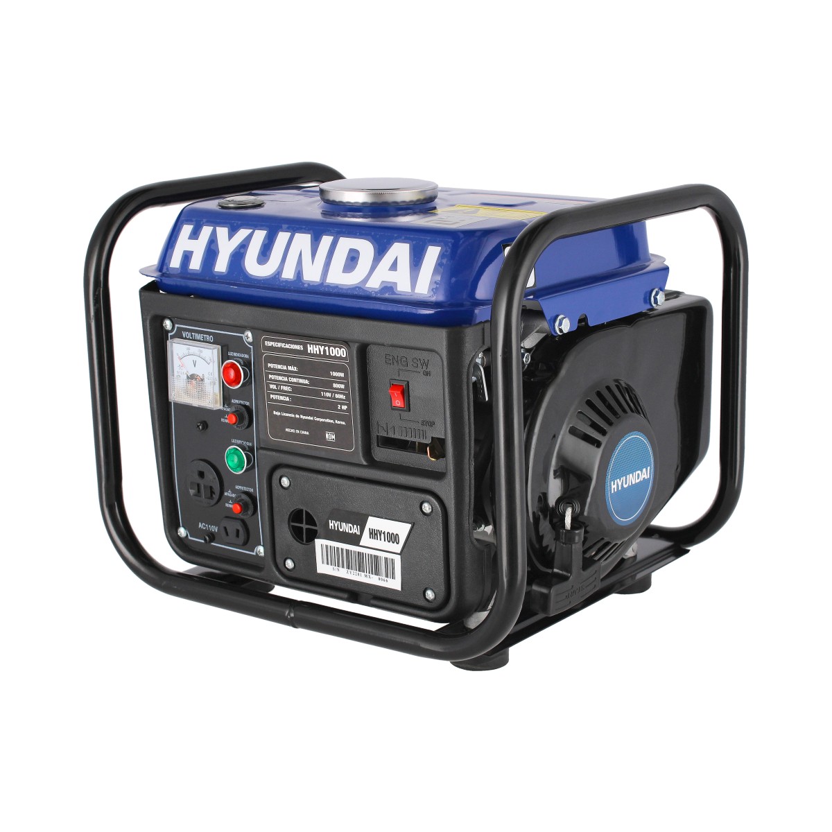 Generador de corriente eléctrica 1000 Watts HHY1000 Hyundai