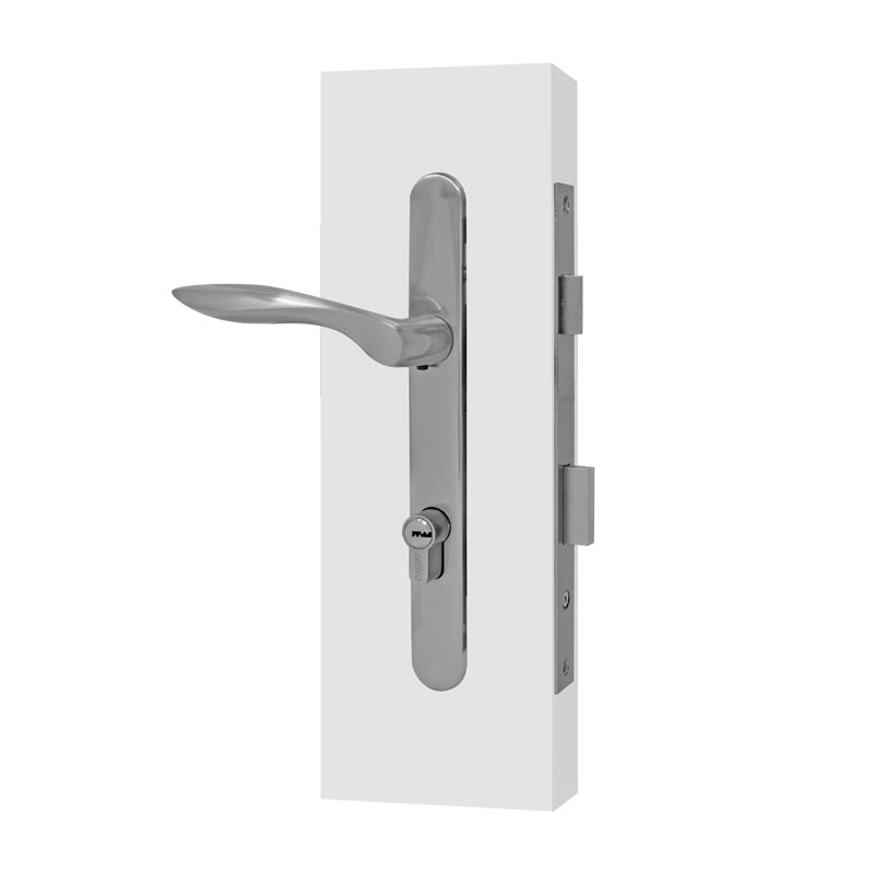 Cerradura de perfil angosto aluminio Lily 888 Ashico