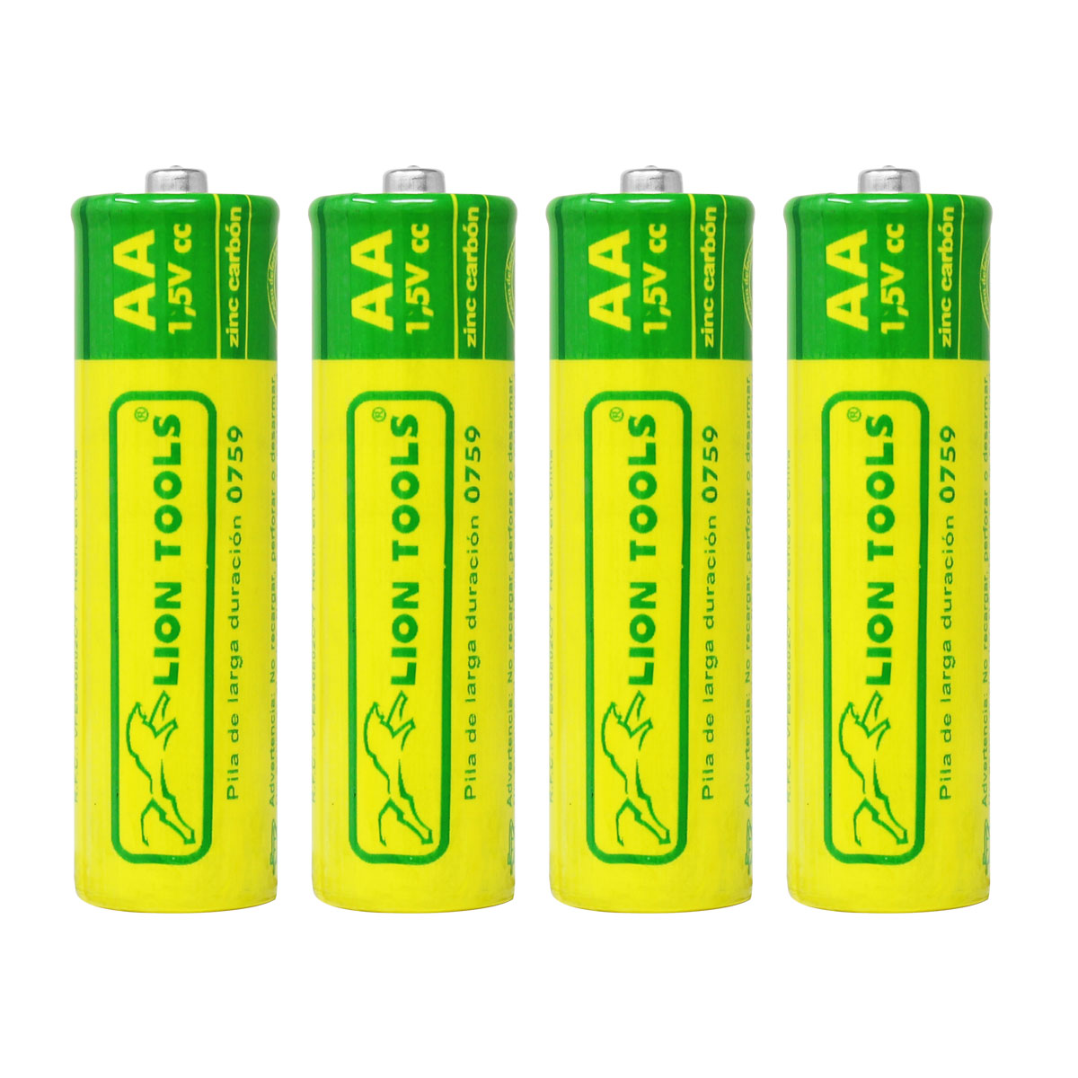 Pilas zinc carbono "AAA" 0758 Lion Tools