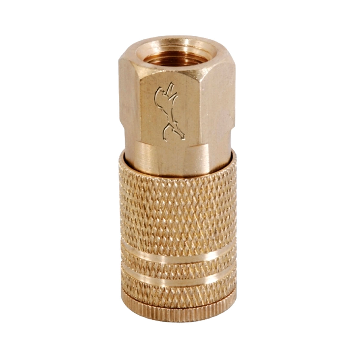 Cople rápido tipo "M" latón hembra 2124 Lion Tools