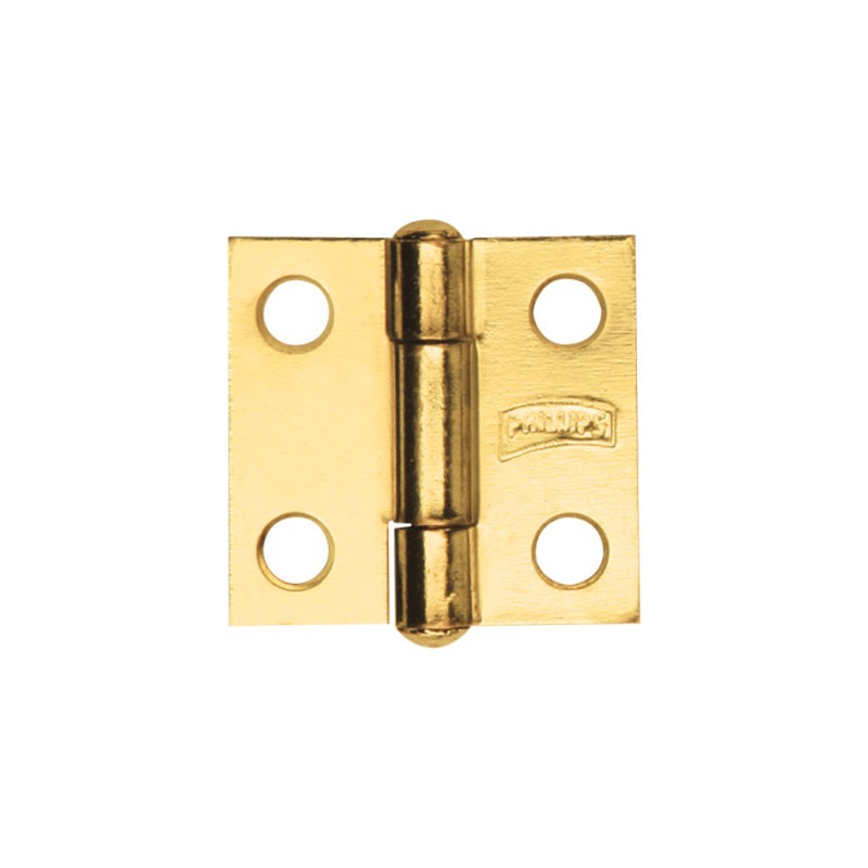 Bisagra rectangular 1-5/8" x 2" latón Brillante 120 E Phillips