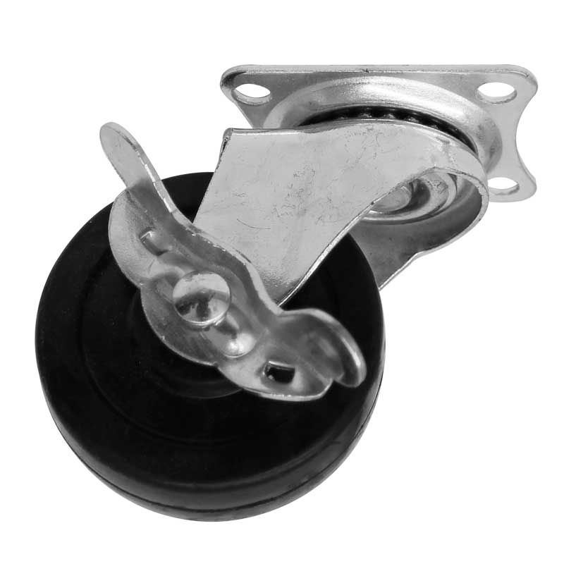 Rodaja de hule placa giratoria con freno 50  x 22 mm Y-2030-50 Weston