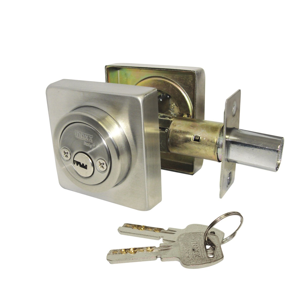 Cerrojo de seguridad doble cilindro Inoxx Italy Rish