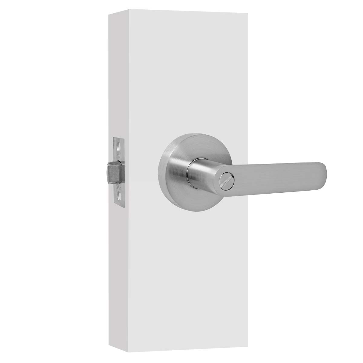 Cerradura para baño níquel satinado Bari Inoxx Italy