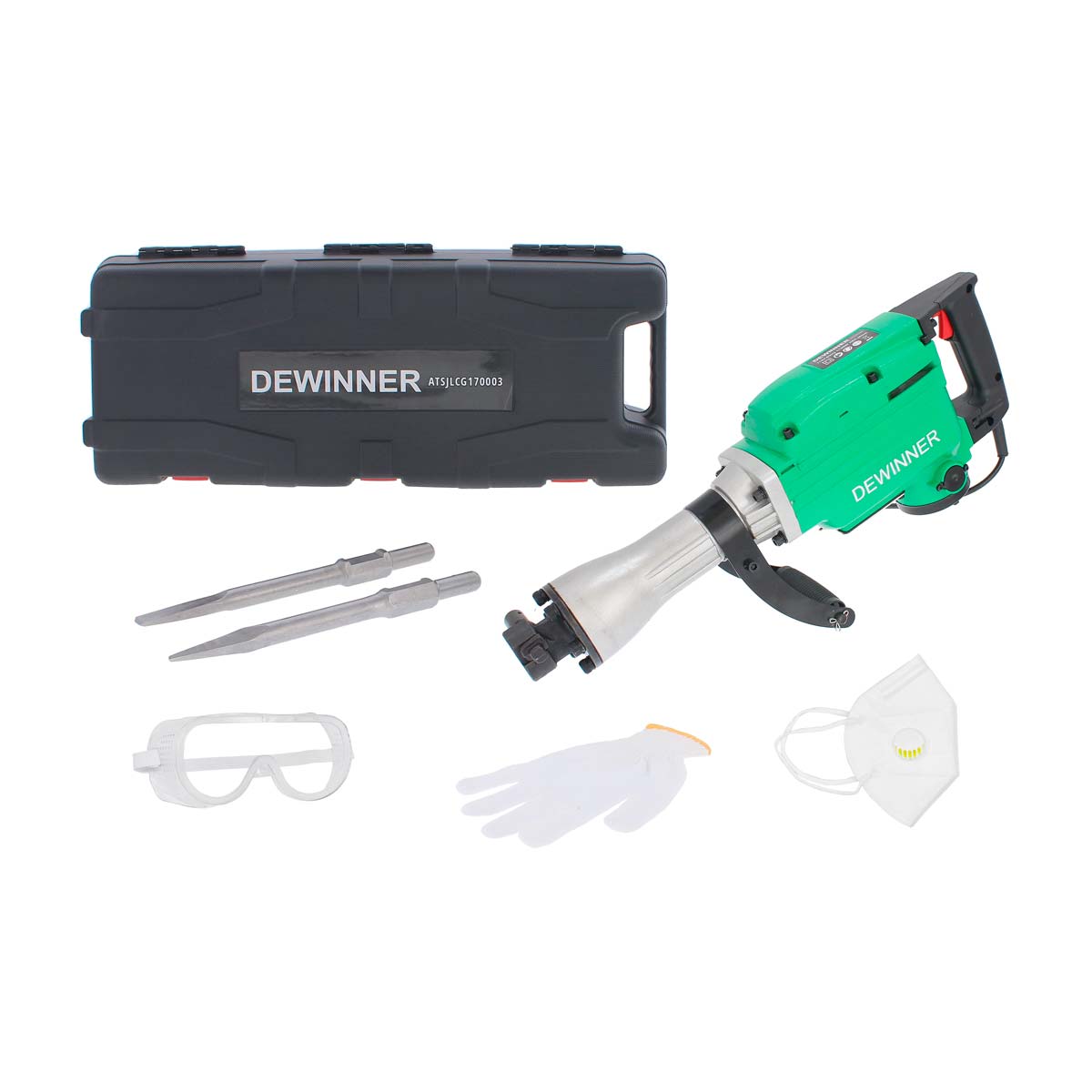 Martillo demoledor 1700 W ATSJLCG170003 DEWINNER